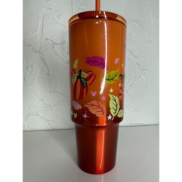 Disney Parks x Starbucks Mickey Pumpkin PSL Handle Tumbler 2025 - Picture 2 of 4